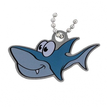 Mark the Shark Cache Buddy Travel Tag